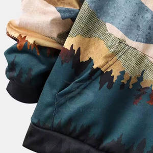 เสื้อฮู้ดผู้ชายแบบสตรีทระบายอากาศได้ใส่สบายสำหรับฤดูหนาว - Product Image 4