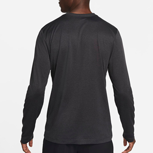 Gran oferta 2025 de alta calidad para hombre de manga larga Casual Color sólido 100% algodón transpirable cuello de punto de moda cómodo - Product Image 2