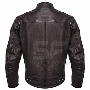 Veste de moto pour homme confortable pour une utilisation en extérieur, vêtements de mode à la vente, veste de moto pour homme - Product Image 4