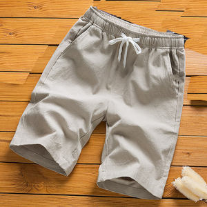 Pantalons pour hommes avec logo personnalisé OEM, pantalons décontractés de plage, shorts en soie glacée d'été, pantalons de sport de grande taille pour hommes - Product Image 2