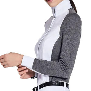 Camisas de competición 2024 nuevo estilo para mujeres ecuestres equitación señoras ecuestre caballo espectáculo camisa - Product Image 1