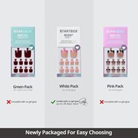 Faux ongles à presser pour les orteils, Grace intemporelle, courts, forme squoval, French manucure, 32 pièces, durables 4 semaines, qualité salon, polymérisables à la lampe, vente en gros