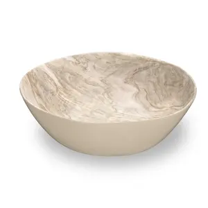 Nouveau design de bol de service en bois, platers, bol de service à salade rond, vaisselle, bols de service en bois, dernier design unique, haute qualité - Product Image 4