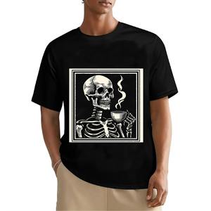 Camisetas de Hombre de Alta Calidad 100% Algodón, Precio Especial con Descuento, Impresión de Logotipo Personalizado, Cuello Redondo, Corte Ajustado, Diseño Liso - Product Image 1