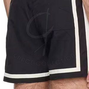 กางเกงขาสั้นกันลมกันน้ำสำหรับผู้ชาย ดีไซน์ปรับแต่งได้ ผลิตจากโพลีเอสเตอร์ 100% - Product Image 5