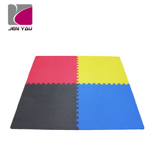Tapis de combat en EVA haute densité 40 50D, 100x100cm, 2cm, double face, texture croisée, pour entraînement professionnel de Jiu-Jitsu et de Karaté en dojo - Product Image 5