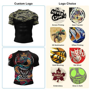 Camiseta Deportiva de Manga Corta para Hombre, Tejido Sorona, Secado Rápido, Transpirable, con Bordado Personalizado, Estampado y Ribete en Contraste - Product Image 3