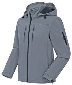 Vestes de randonnée respirantes Softshell vestes d'extérieur sur mesure 100% polyester/POLYESTER/NYLON fermeture veste Soft Shell - Product Image 4