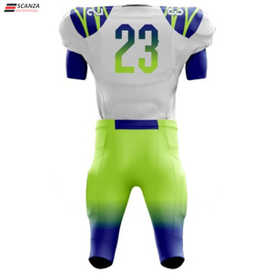 Uniformes de Fútbol Americano Personalizables de Alta Calidad, Conjuntos Unisex de Poliéster, Camisetas Bordadas, Tallas Grandes para Adultos, Transpirables - Product Image 6