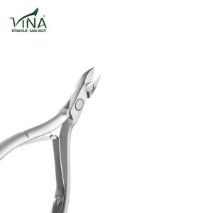 Vina Care-Herramienta de reparación de uñas, pinza para cutículas chapada en gris de acero inoxidable, segura para uso con los dedos - Product Image 2