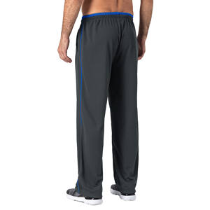 กางเกงเอวหลวมผู้ชายกางเกงกีฬากางเกงลำลองผู้ชายย้อมสีล้วนมีกระเป๋าด้านข้างมีซิปกางเกงผ้าฝ้าย100% ป้องกันการยับ - Product Image 6