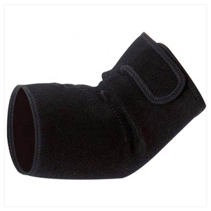 Manchons de compression pour le coude en néoprène OEM, rembourrés, élasticité réglable, design respirant pour la musculation, confortables pour un levage long - Product Image 5