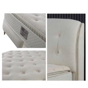 Juego de Cama Turca Ahorradora de Espacio con Base Hidráulica Duradera, Cabecero Acolchado y Colchón Ortopédico de Muelles Ensacados Incluido - Product Image 2