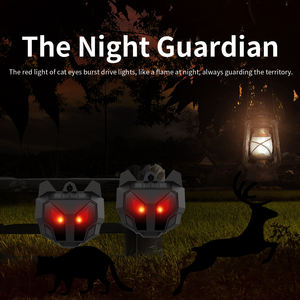 Repelente de animales con luz solar para cerdos salvajes Foxe ardilla ciervo conejo mapache Skunk gato perro impermeable al aire libre repelente de animales - Product Image 2