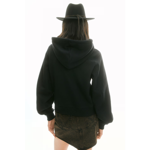 Sudadera con capucha de algodón de primera calidad para mujer Bangladesh OEM ODM Proveedor personalizado Spandex Teñido liso Jersey antiarrugas de secado rápido - Product Image 5