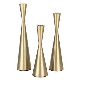 Portavelas de Metal con Acabado Dorado de Diseño Artesanal, Portavelas Votivo de Metal de Alta Venta, Utiliza Velas de Té Hechas a Mano - Product Image 2