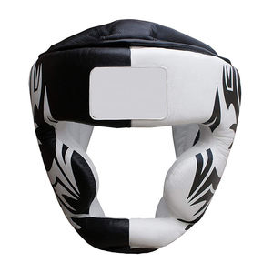 Protège-tête de boxe réglable en cuir véritable - MUKKA SPORTS MS-HG-30 - Impression personnalisée - Protection écologique - Fabriqué en usine pour - Product Image 4