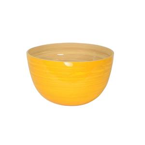 Bol à salade en bambou tissé écologique à prix avantageux, vaisselle vietnamienne, bols de service modernes personnalisés, vaisselle OEM/ODM - Product Image 2