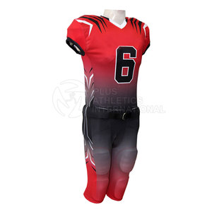 Uniforme Offre Spéciale de football américain de haute qualité OEM/ODM équipe de service nom imprimer uniforme de football américain à vendre - Product Image 1