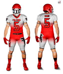 Venta al por mayor sublimación fútbol americano Jersey y pantalones conjunto de secado rápido de los hombres de poliéster uniforme de fútbol americano para conjuntos de equipos - Product Image 3