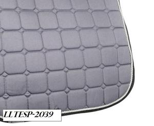 Selle anglaise Maizan International de haute qualité, gris clair, durable, pour le saut d'obstacles, rembourrage en mousse souple, respirant, en coton - Product Image 3