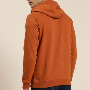 Quick Dry Customized Logo Basics Short Zip Hoodies Windproof Cotton Made Men Short Zip Hoodies - Product Image 2
