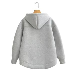 Nouveau sweat à capuche zippé pour hommes High Street style unisexe Double poches surdimensionné sweats amples vêtements d'extérieur haut - Product Image 2