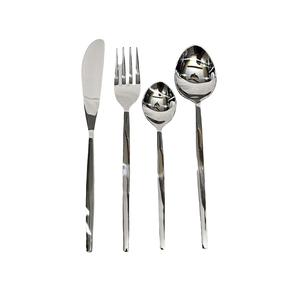 Colecciones de cubiertos de acero inoxidable de alta calidad Cubiertos Unicus Diseñado Mesa de acero inoxidable y cuchara de cena con esmalte - Product Image 1