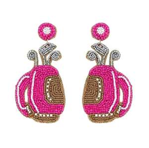 Pendientes de Cuentas de Semillas Hechos a Mano de Calidad de Exportación, Joyería de Moda Ligera al Mejor Precio - Product Image 1