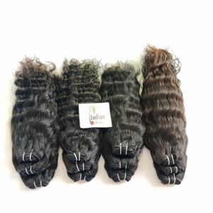 100% naturel noir crépus soyeux vague profonde Remy indien Extensions de cheveux humains pour les femmes et de haute qualité - Product Image 5