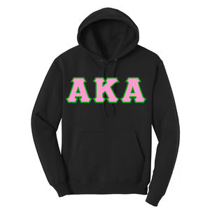 Sweat-shirts à capuche personnalisés de haute qualité avec lettres grecques Alpha Kappaa Alpha, en molleton de coton pour sororité et fraternité - Product Image 3