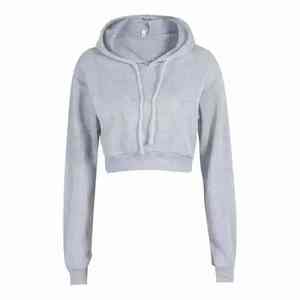 เสื้อฮู้ดผู้หญิงแบบสั้นในเมืองแขนยาวแบบนิ่มน้ำหนักเบาเหมาะเป็นอย่างยิ่งสำหรับวันลำลองและบรรยากาศกลางแจ้ง - Product Image 3