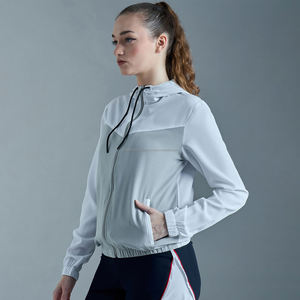 เสื้อแจ็คเก็ตมีฮู้ดลำลองแบบสั่งทำพิเศษ รุ่นใหม่ประจำฤดูใบไม้ร่วง Fit2Fight สำหรับผู้หญิง ออกกำลังกาย ดีไซน์เก๋ ขายดี ปี 2026 - Product Image 4