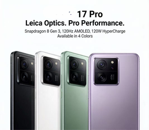 สินค้ามาใหม่ 2025 17 Pro 5G LTE สมาร์ทโฟน AMOLED 120Hz Snapdragon 8 Elite รองรับซิมคู่ แบตเตอรี่ 6300mAh ชาร์จไว 100W - Product Image 1