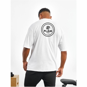 เสื้อยืดโอเวอร์ไซส์แบบไล่สีสำหรับ2025เสื้อยืดผ้าฝ้ายพิมพ์ลายหน้าจอแบบกำหนดเองเสื้อยืดโอเวอร์ไซส์สีเทาใส่ได้ทั้งชายและหญิง - Product Image 4