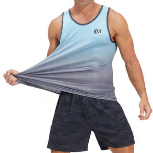 Camiseta sin mangas de gran tamaño del último diseño del servicio del OEM para los hombres Camiseta sin mangas de los hombres del precio bajo del fabricante profesional - Product Image 3