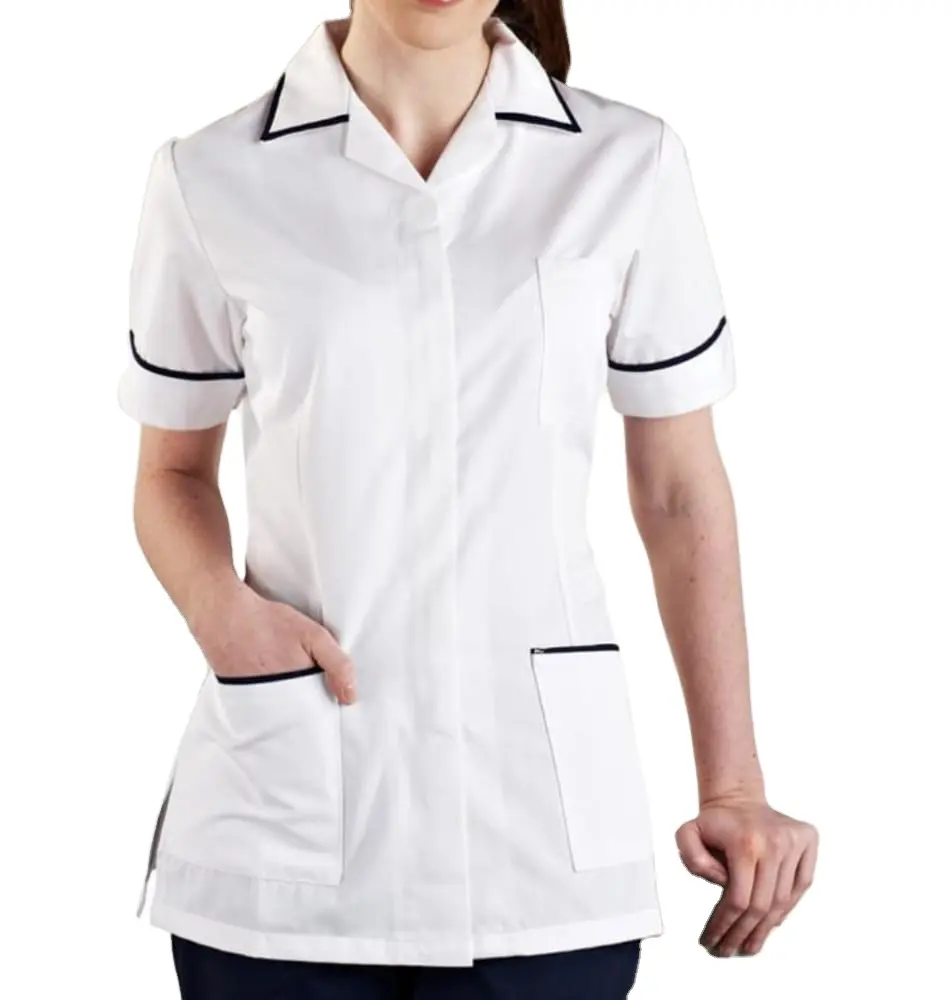 custom slim fit basic medical uniforms overall nurses uniform with cap women medical uniform doctor work cloth lab coats gown