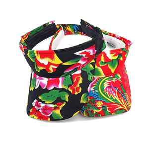 Nueva Gorra de Visera Deportiva con Estampado Floral Divertido y Alegre en Rojo, Verde y Azul Brillante, Estilo Hip Hop Tradicional - Product Image 6