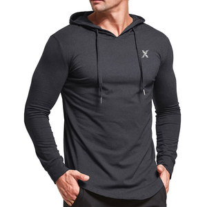 Sudadera con Capucha de Forro Polar Resistente para Invierno, Diseño Ajustado, de Secado Rápido y Transpirable para Entrenamiento y Ejercicio Masculino - Product Image 1