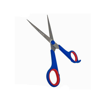 Ciseaux de barbier à poignée en plastique bleu 440C ciseaux de barbier professionnel à main gauche ciseaux de barbier pour la beauté - Product Image 3