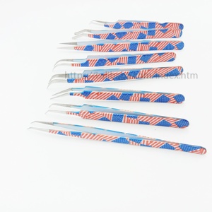 Juego de pinzas para pestañas recubiertas de papel de alta calidad, logotipo personalizado y embalaje, GAMA DE EMBALAJE COMPLETA de PINZAS Y HERRAMIENTAS - Product Image 6