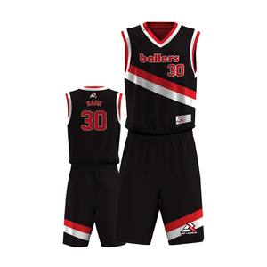 Uniforme de basketball par sublimation à transfert thermique, maillot de basketball par sublimation en gros - Product Image 1
