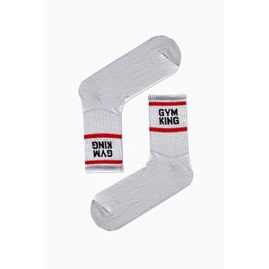 Sports-2 Gym Athletic Sports <b>Socks</b> Set 7-Pack Striped Print Customizable Logo Anti-Bacterial for Men Women for Autumn Season - Product Image 2