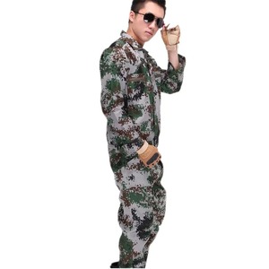 Gran oferta, uniforme táctico hecho a medida, traje de entrenamiento de camuflaje de manga larga transpirable, tela de lona tejida impermeable - Product Image 6