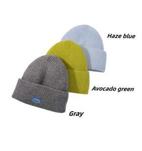 Bonnet en acrylique personnalisé vierge, bonnet d'hiver pour femme, unisexe, chaud, décontracté, en peluche, en tricot, camouflage, bonnet d'affaires - Product Image 3