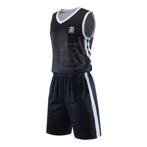 Cómodos pantalones cortos transpirables de talla grande, conjuntos de uniformes de baloncesto para hombres, ropa deportiva para exteriores, opciones personalizables - Product Image 1