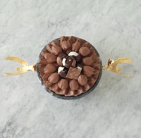 Plateaux de service en chocolat marbré Bol à plateaux de service en chocolat en marbre gris de haute qualité Bol à prix abordable