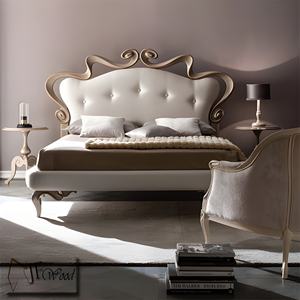 Ensemble de cadre de lit en bois d'acajou sculpté à la main au design moderne, Guyana, luxe, taille king, hôtel, appartement, chambre à coucher, bois massif, bois de Java - Product Image 6