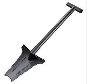 Heavy Duty Tempered Steel Garden <b>Shovel</b> Optimal Tool for Groundwork Workshop Use <b>Metal</b> Detecting Sheet <b>Metal</b> Fabrication - Product Image 2