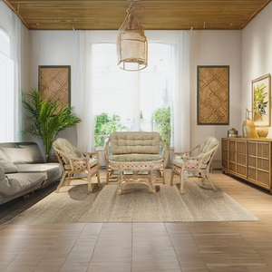 OMARA Elegant & Comfortable Living Set Modern Minimalist Design From Indonesia <b>Sofa</b> & Coffee <b>Table</b> for Living Room Furniture - Product Image 2